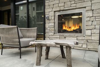 Outdoor fire place